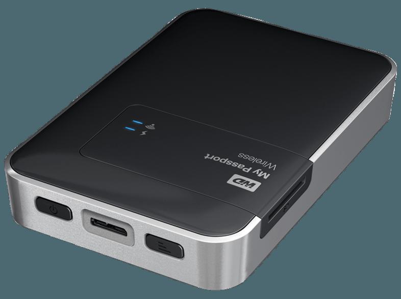 WD WDBK8Z0010BBK-EESN My Passport Wireless  1 TB 2.5 Zoll extern, WD, WDBK8Z0010BBK-EESN, My, Passport, Wireless, 1, TB, 2.5, Zoll, extern