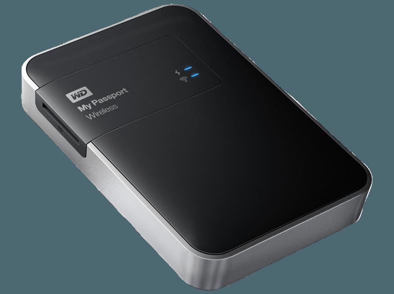 WD WDBK8Z0010BBK-EESN My Passport Wireless  1 TB 2.5 Zoll extern, WD, WDBK8Z0010BBK-EESN, My, Passport, Wireless, 1, TB, 2.5, Zoll, extern