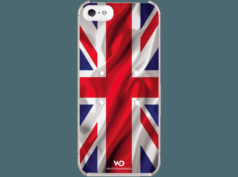 WHITE DIAMONDS 118847 Flag UK Handy-Cover iPhone 5/5S, WHITE, DIAMONDS, 118847, Flag, UK, Handy-Cover, iPhone, 5/5S
