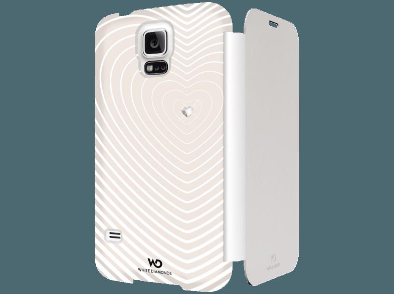 WHITE DIAMONDS 153802 Heart Handy-Tasche Galaxy S5