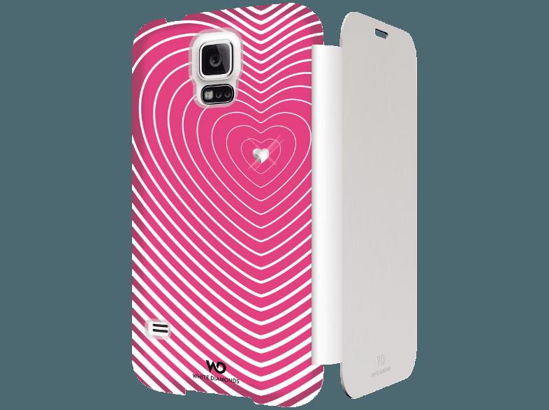 WHITE DIAMONDS 153803 Heart Handy-Tasche Galaxy S5