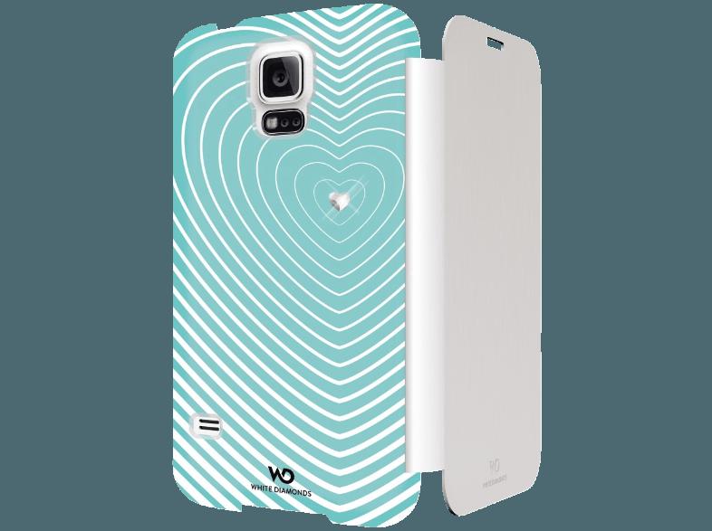 WHITE DIAMONDS 153804 Heart Handy-Tasche Galaxy S5