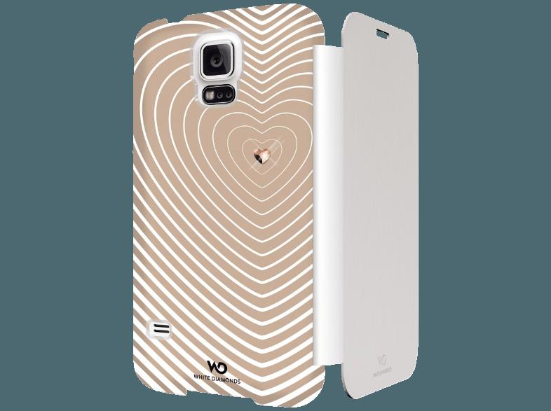 WHITE DIAMONDS 153805 Heart Handy-Tasche Galaxy S5