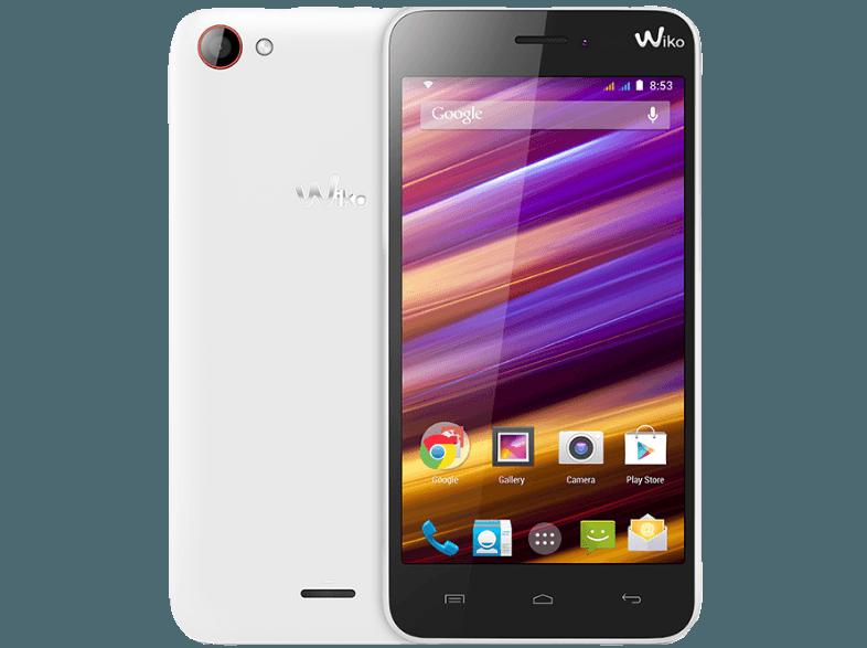 WIKO Jimmy 4 GB Weiß/Orange Dual SIM