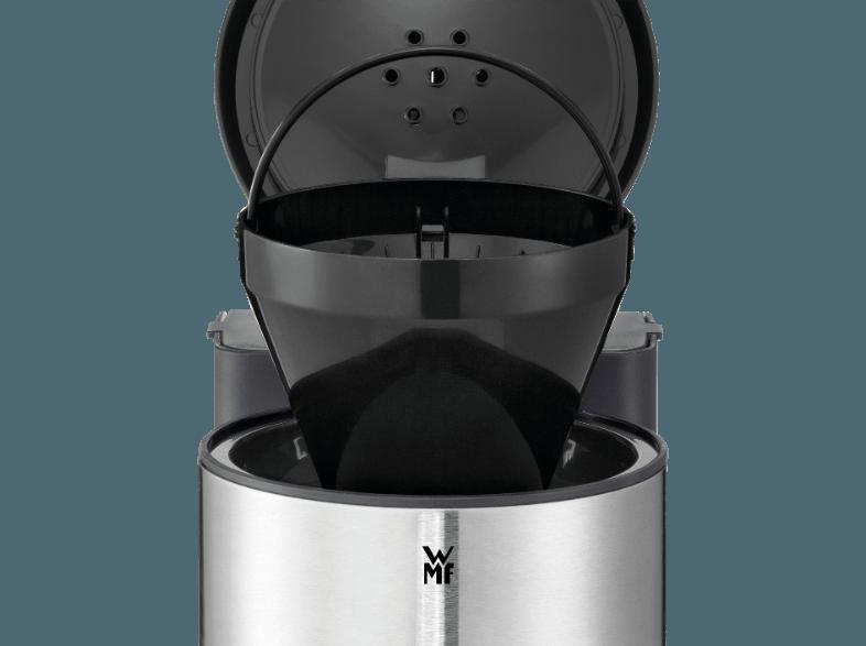 WMF 04.1215.0011 Stelio Kaffeemaschine Edelstahl/Schwarz (Aromaglaskanne, Aroma Brühsystem)