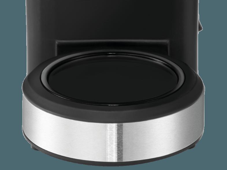 WMF 04.1215.0011 Stelio Kaffeemaschine Edelstahl/Schwarz (Aromaglaskanne, Aroma Brühsystem)