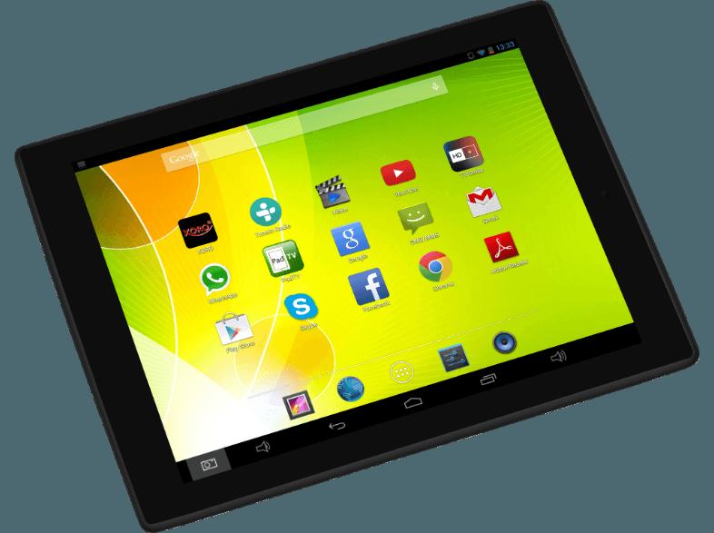 XORO Telepad 9730 32 GB  Tablet Front schwarz, Rückseite silber