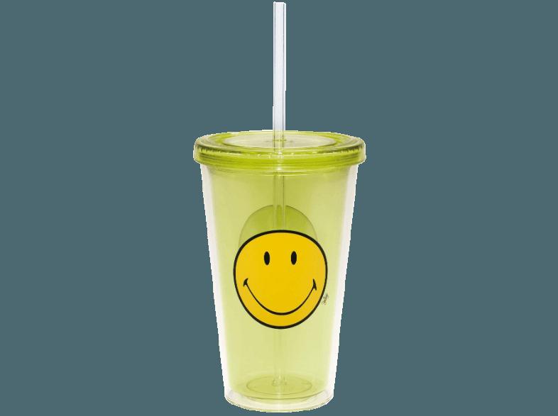 ZAK! 6187-0850 Smiley Trinkbecher mit Trinkhalm