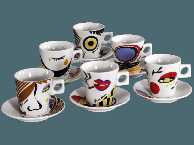 ZELLER 26506 Faces Cappuccino-Set