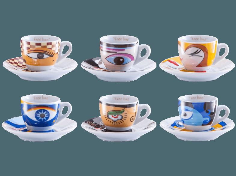 ZELLER 26510 Eyes Espresso-Set