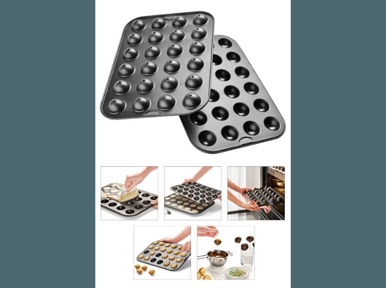 ZENKER 7424 2-tlg. Cake-Pops Backblech, ZENKER, 7424, 2-tlg., Cake-Pops, Backblech