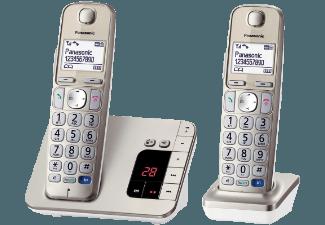 PANASONIC KX-TGE 222 GN DUO Schnurlostelefon mit Anrufbeantworter, PANASONIC, KX-TGE, 222, GN, DUO, Schnurlostelefon, Anrufbeantworter