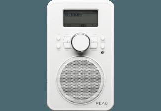 PEAQ PDR 200-W Radio (FM, AM, FM-UKW, AM-MW, Weiß), PEAQ, PDR, 200-W, Radio, FM, AM, FM-UKW, AM-MW, Weiß,