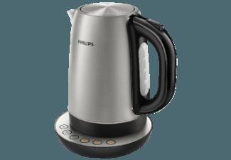 PHILIPS HD 9326/21 Wasserkocher Schwarz/Silber (2200 Watt, 1.7 Liter), PHILIPS, HD, 9326/21, Wasserkocher, Schwarz/Silber, 2200, Watt, 1.7, Liter,