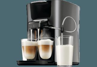PHILIPS Senseo Latte Duo HD7857/50 Kaffeepadmaschine (1 Liter, Titanium/Schwarz)