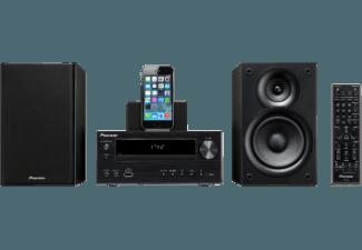PIONEER X-HM22-K Microanlage (iPod Steuerung, USB, CD, Schwarz)