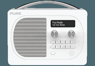 PURE Evoke D4 BT Glacier Radio (Digital, UKW, DAB, DAB , Weiß)