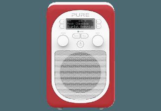 PURE VL 62658 Evoke D2  (Digital, DAB, DAB , DMB-R, UKW-Radio, Rot)