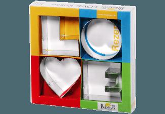 RBV BIRKMANN 145016 Love 4-tlg. Ausstechformen-Set