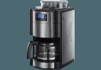 RUSSELL HOBBS 20060-56 GRIND&BREW Kaffeemaschine Silber/Schwarz (Glaskanne)