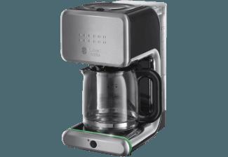 RUSSELL HOBBS 20180-56 ILLUMINA Filterkaffeemaschine Edelstahl/Schwarz (Glaskanne, Brausekopf-Technologie - Bessere Kaffee-Extraktion für ein hervorr
