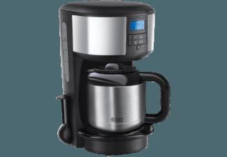 RUSSELL HOBBS 20670-56 CHESTER Filterkaffeemaschine Edelstahl/Schwarz (Isolierkanne, Brausekopf-Technologie - Bessere Kaffee-Extraktion für ein hervo