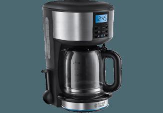 RUSSELL HOBBS 20680-56 BUCKINGHAM Kaffeemaschine Edelstahl/Schwarz (Hochwertige Glaskanne mit Scharnierdeckel und Füllmengenmarkierung)