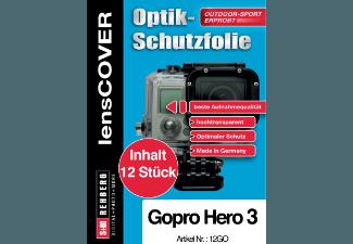 S M lensCOVER für GoPro Hero3 12er 12GO Optik Schutzfolie Optik Schutzfolie,