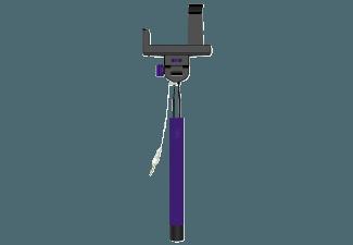 S M selfieMAKER mit Kabelauslösung Selfiestick purple  Stativ, Purple,