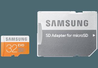 SAMSUNG microSDHC EVO   Adapter MB-MP32DA-EU microSDHC 32 GB, SAMSUNG, microSDHC, EVO, , Adapter, MB-MP32DA-EU, microSDHC, 32, GB