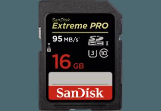 SANDISK SDHC Extreme Pro 16GB Class 10 U3 95MB/Sec , Class 10, 16 GB