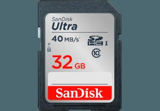 SANDISK SDHC Speicherkarte Ultra 32 GB Class 10 UHS-I , Class 10, 32 GB