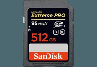 SANDISK SDXC Extreme PRO Speicherkarte 512 GB , Class 3, 512 GB, SANDISK, SDXC, Extreme, PRO, Speicherkarte, 512, GB, Class, 3, 512, GB