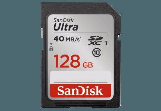 SANDISK SDXC Ultra 128GB, Class 10, UHS-I, 40MB/s , Class 10, 128 GB