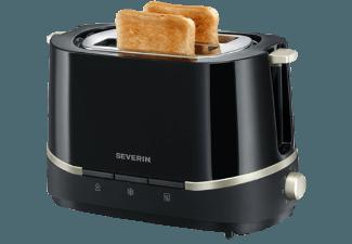 SEVERIN AT 2290 Toaster Schwarz/Titan/Metallic (800 Watt, Schlitze: 2), SEVERIN, AT, 2290, Toaster, Schwarz/Titan/Metallic, 800, Watt, Schlitze:, 2,