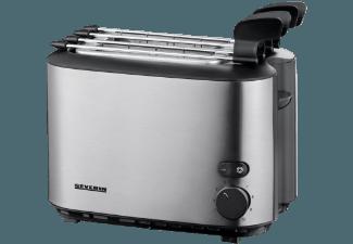 SEVERIN AT 2516 Toaster Edelstahl/Schwarz (540 Watt), SEVERIN, AT, 2516, Toaster, Edelstahl/Schwarz, 540, Watt,