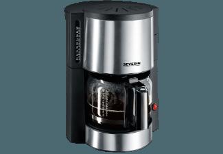 SEVERIN KA 4312 Kaffeemaschine Edelstahl/Schwarz (Glaskanne)