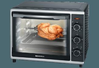SEVERIN TO 2056 (Minibackofen, Schwarz/Silber)