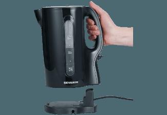 SEVERIN WK 3387 Wasserkocher Schwarz (2200 Watt, 1.5 Liter)