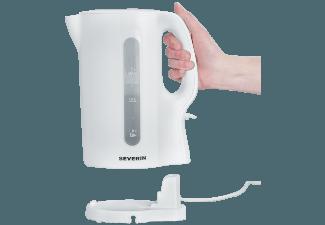 SEVERIN WK 3388 Wasserkocher Weiß (2200 Watt, 1.5 Liter)