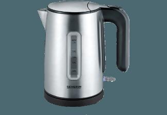 SEVERIN WK 3461 Wasserkocher Edelstahl/Schwarz (2400 Watt, 1.5 Liter), SEVERIN, WK, 3461, Wasserkocher, Edelstahl/Schwarz, 2400, Watt, 1.5, Liter,