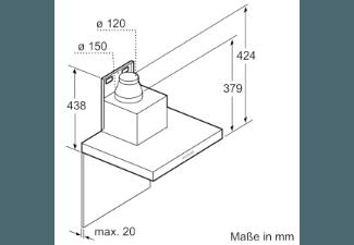 SIEMENS LC97BF532 Dunstabzugshaube (500 mm tief)