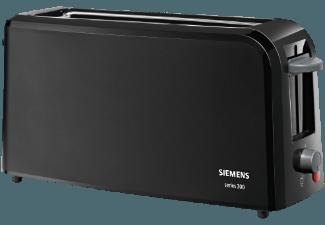 SIEMENS TT 3A0003 Toaster Schwarz (980 Watt, Schlitze: 1)