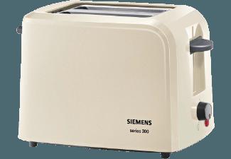 SIEMENS TT 3A0107 Toaster Creme (980 Watt, Schlitze: 2)