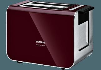 SIEMENS TT86104 Toaster Rot (860 Watt, Schlitze: 2), SIEMENS, TT86104, Toaster, Rot, 860, Watt, Schlitze:, 2,