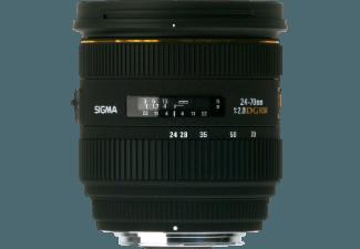 SIGMA 24-70mm F2,8 EX DG HSM Canon Standardzoom für Canon (24 mm- 70 mm, f/2.8)
