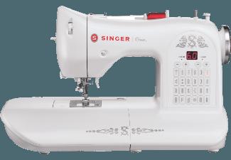 SINGER One Freiarm-Computer-Nähmaschine (75 Watt, 1-stufig), SINGER, One, Freiarm-Computer-Nähmaschine, 75, Watt, 1-stufig,