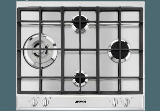 SMEG P261XGHD Gas-Kochfeld (555 mm breit, 4 Kochfelder), SMEG, P261XGHD, Gas-Kochfeld, 555, mm, breit, 4, Kochfelder,