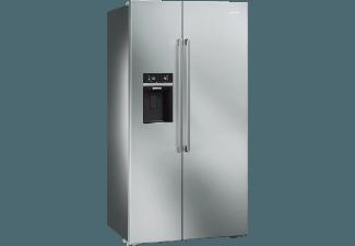 SMEG SBS 63 XED Side-by-Side (485 kWh/Jahr, A , 1890 mm hoch, Edelstahl)