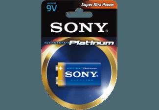 SONY 1er Blister Alkaline Stamina Platinum E-Block, E, 6LR61, 9 V Batterie E, 6LR61